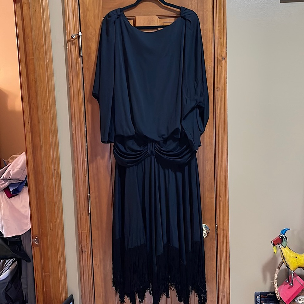Black evening dress